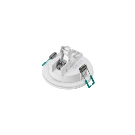 3 gab. iebūvējamu baltu LED griestu gaismekļu komplekts SylSpot Neos IP65 priekšpusē, 400 lm, 3000 K (Sylvania)