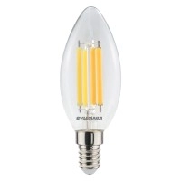 LED retro sveces spuldze ToLEDo RT Candle 6W 806 lm 2700K E14, caurspīdīga (Sylvania)