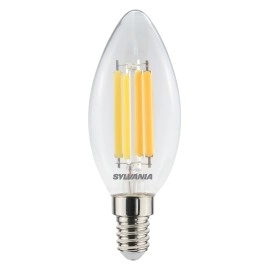 LED retro sveces spuldze ToLEDo RT Candle 6W 806 lm 2700K E14, caurspīdīga (Sylvania)
