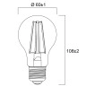 E27 LED spuldze 4,5W 470lm 2700K (Sylvania)