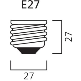 E27 LED spuldze P45 2,5W 250lm 2700K, caurspīdīga (Sylvania)