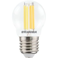 E27 LED spuldze P45 6W 806lm 2700K, caurspīdīga (Sylvania)