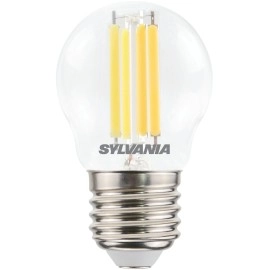 E27 LED spuldze P45 6W 806lm 2700K, caurspīdīga (Sylvania)