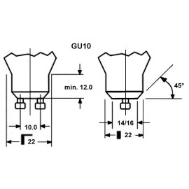 Sylvania RefLED Retro ES111 V2 13 W GU10 3000 K dimmējama