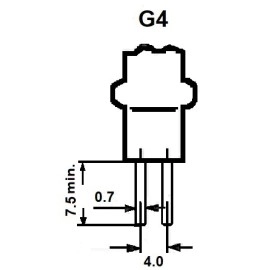 G4 12V LED kapsula 3 W 350 lm 2700K (Sylvania)