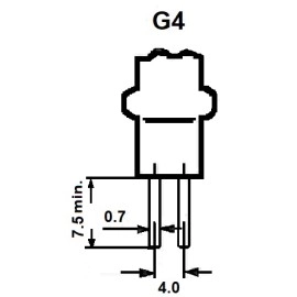 G4 12V LED kapsula 3 W 350 lm 2700K (Sylvania)