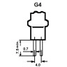 G4 12V LED kapsula 3 W 350 lm 2700K (Sylvania)