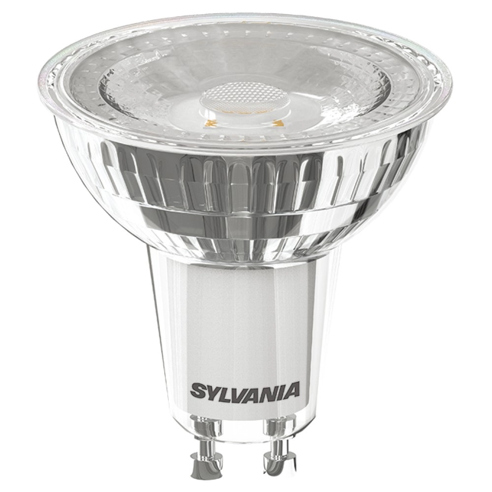 LED GU10 spuldze 7,3W 700lm 3000K 36° (Sylvania) LED GU10 spuldze 7,3W 700lm 3000K 36° (Sylvania)