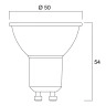 Sylvania RefLED Superia Retro GU10 LED spuldze 345lm 2700K 36°
