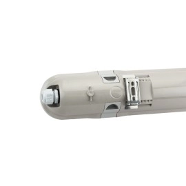 T8 LED caurules armatūra 1x60cm, IP65, vienpusējas barošanas caurulei (OPTONICA)