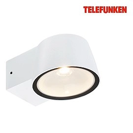 LED āra sienas gaismeklis, 7,5W, 700lm, 3000K, IP54, balts (Telefunken 323006TF)