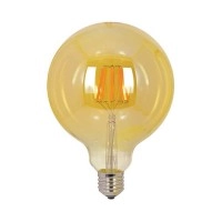 FLICK VINTAGE GFV125 LED spuldze E27 6W, 550lm, 2700K, dimmējama (VIVALUX)