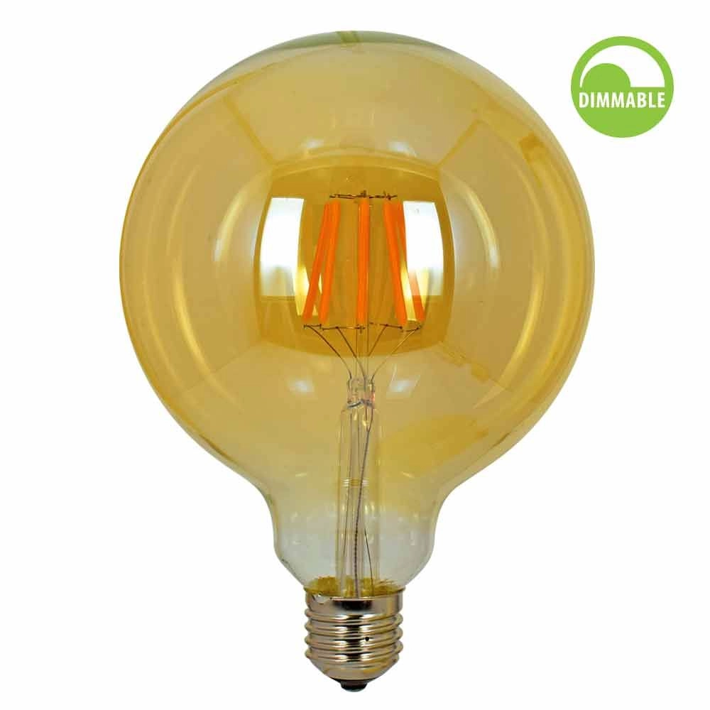 FLICK VINTAGE GFV125 LED spuldze E27 6W 550lm 2700K dimmējama (VIVALUX)