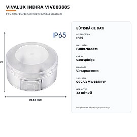 INDIRA IP65 aizsargkārba OSCAR kustības sensoram (VIVALUX VIV003885)