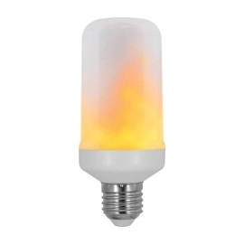 VIVALUX PLAM LED spuldze ar liesmas efektu E27, 6.5W, 130lm, 1300–1700K