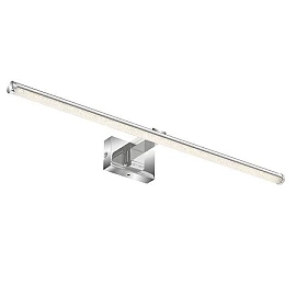 Cool & Cozy bathroom LED mirror light with crystal, plastic-metal chrome, 2242-118
