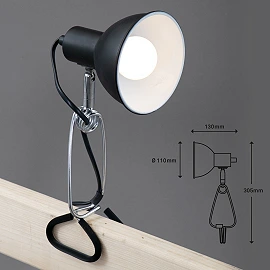 Briloner Clamp lamp, 1xE14, 8W, 230V, 2790-01xP 