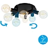 Lamp "Black Steel" 3x E27, 60W, 2868-035