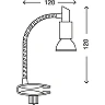 Spot Clip-On LED light "Simple", 1xGU10, 3W, 2877-012P