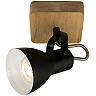 Retro Wood Spot light, 1xGU10, 35W, 2902-015