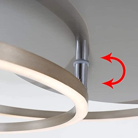LED ceiling light "Frame", 40W, 3200lm, 3000K, 3228-01x