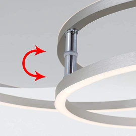 LED ceiling light "Frame", 40W, 3200lm, 3000K, 3228-01x