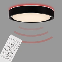 24W + RGB 6W LED griestu gaismeklis "Talena" ar sensoru, 1600lm, 3227-015