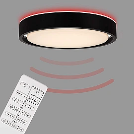 24W + RGB 6W LED griestu gaismeklis "Talena" ar sensoru, 1600lm, 3227-015