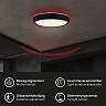 "Talena" LED light with sensor, 24W + RGB 6W, 1600lm, 3227-01x