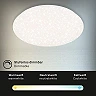 LED ceiling light with star decor, 40W, 4000lm, 3000-6000K, 3328-016