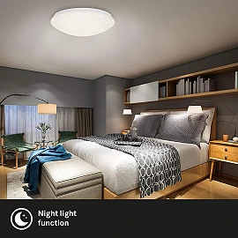 LED griestu gaismeklis ar zvaigžņu dekoru, 40W, 4000lm, 3000-6000K, 3328-016