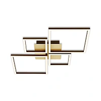 FRAME LED ceiling light gold-brown, 44W 3000K dimmable (Briloner)