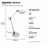 CCT LED desk lamp 9W 930lm touch dimmable silver (Briloner 7027014)