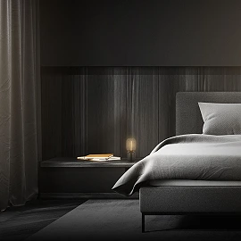 Rist table lamp with wire mesh, E27, 4W, 1800K, black (Briloner 7583015)