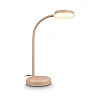 Megg LED desk lamp, 8W, 800lm, 3000K, dimmable, beige (Briloner 7585011)