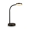 Megg LED desk lamp, 8W, 800lm, 3000K, dimmable, black (Briloner 7585015)