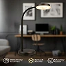 Megg LED desk lamp, 8W, 800lm, 3000K, dimmable, black (Briloner 7585015)