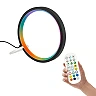Ring Coloris RGBIC LED table lamp with remote black (Briloner 7666015)