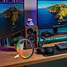 Ring Coloris RGBIC LED table lamp with remote black (Briloner 7666015)