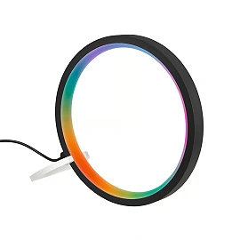 Ring Coloris RGBIC LED table lamp with remote black (Briloner 7666015)
