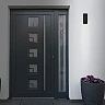 LED outdoor wall light 15.5 cm, 2×GU10, 2×4.7 W, 2×400 lm, IP44, black