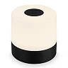 LED battery table lamp 7 cm, 2 W, 150 lm, IP44, black
