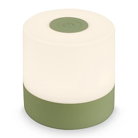 LED battery table lamp 7 cm, 2 W, 150 lm, IP44, green