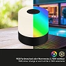 LED battery table lamp 7 cm, USB-C, 1.5 W, 100 lm, IP44, black