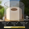 LED battery table lamp 10 cm, 2 W, 150 lm, IP44, gold