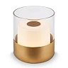 LED battery table lamp 10 cm, 2 W, 150 lm, IP44, gold