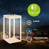 LED battery lantern LUCA 13x31.5 cm, 5 W, 450 lm, IP44, beige