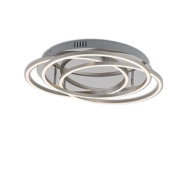 LED griestu lampa FRAME 39x30 cm, 30 W, 2400 lm, IP20, hromēts alumīnijs