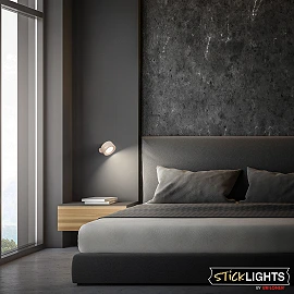 LED battery wall light TARI 1.6W 160lm CCT, dimmable, USB-C, beige (Briloner)