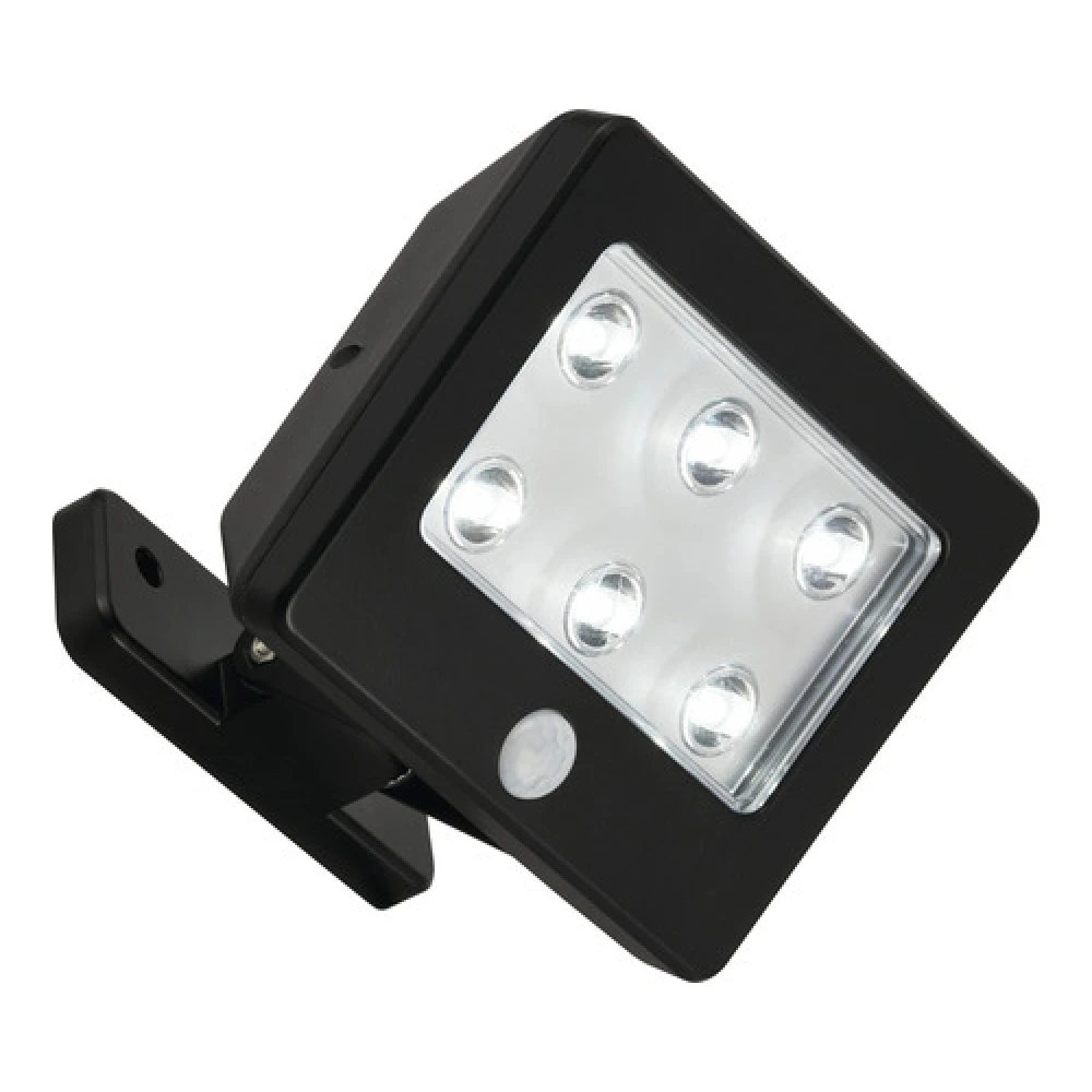 Function outdoor light "LERO", 6 LED module, 0.48W, IP54, with motion detector - 2276-066